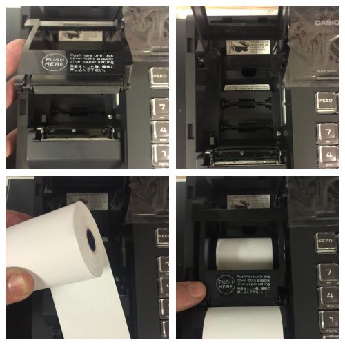Casio SE-S10 Paper Roll Change