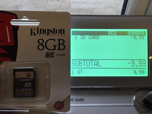 Casio SE-S400 SD Card 
